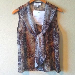 Alexis Snake Print Blouse